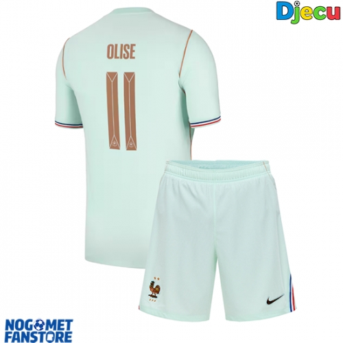 Francuska Michael Olise #11 Gostujuci Dres za djecu SP 2026 Kratak Rukav (+ Kratke hlače)
